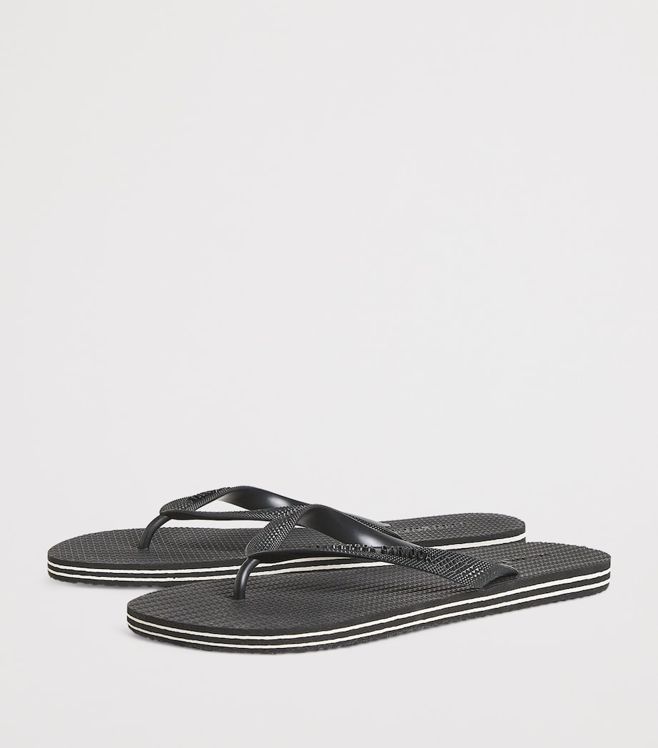 Fabio Flip Flops 02 BLACK Image 3