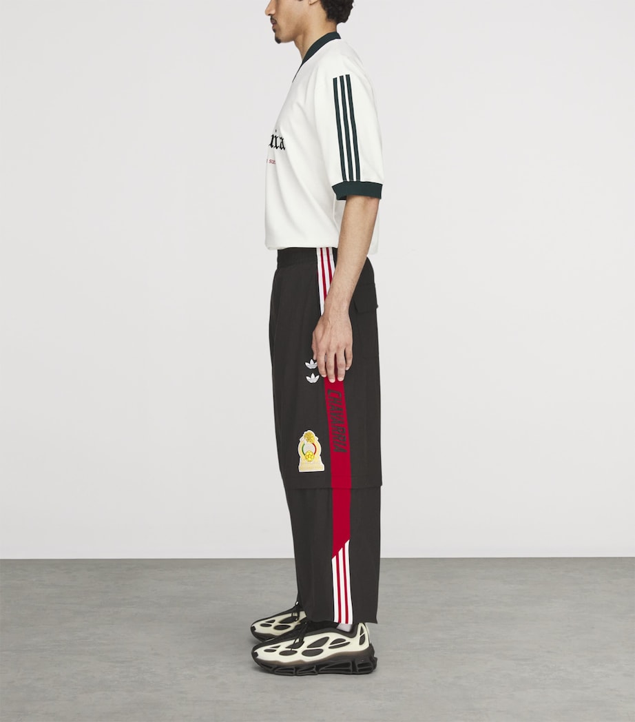Willy Chavarria Mens x adidas Originals Anthem Oversized Sweatpants Black Image 5