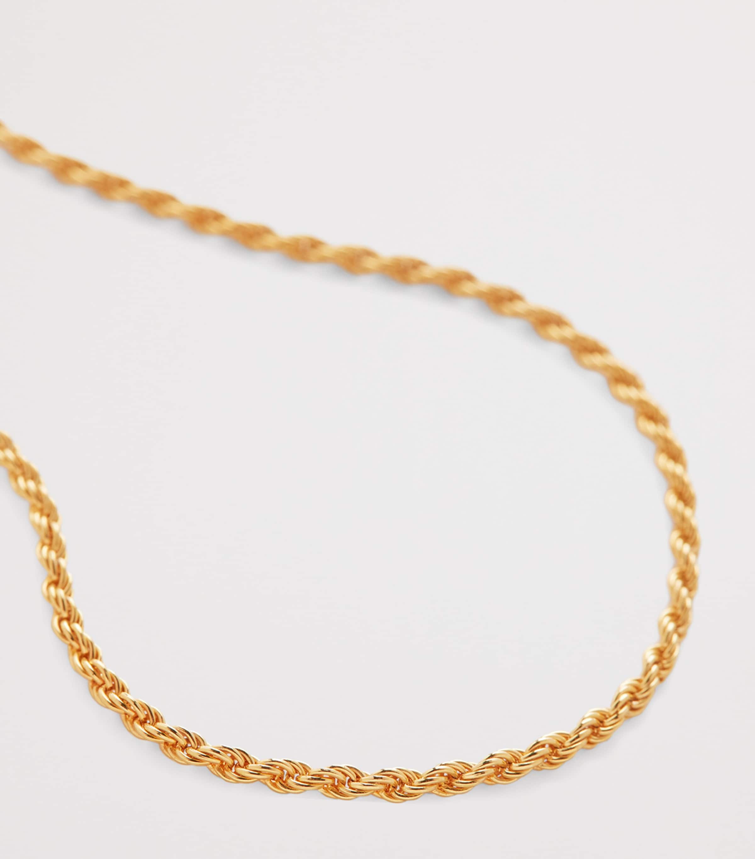 Monica Vinader Gold Vermeil Alta Necklace Gold Vermeil Image 2