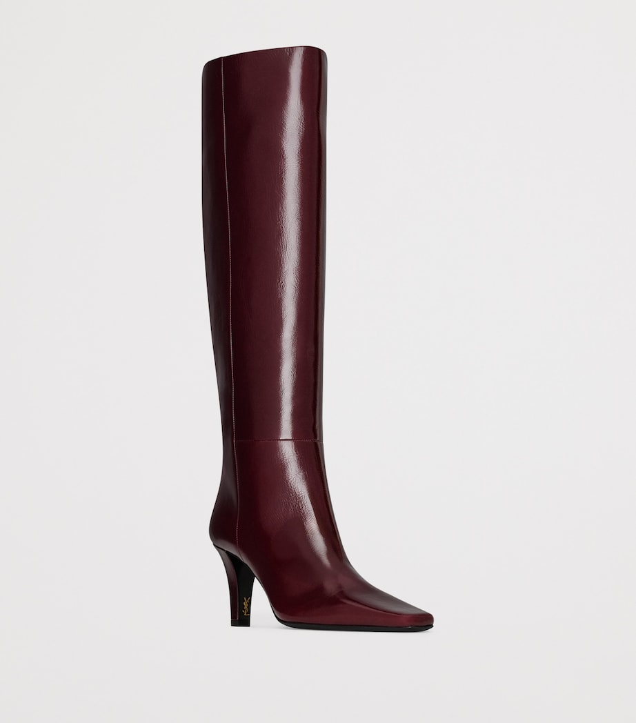 Patent Leather Jill Knee-High Boots 75 6629 Image 3