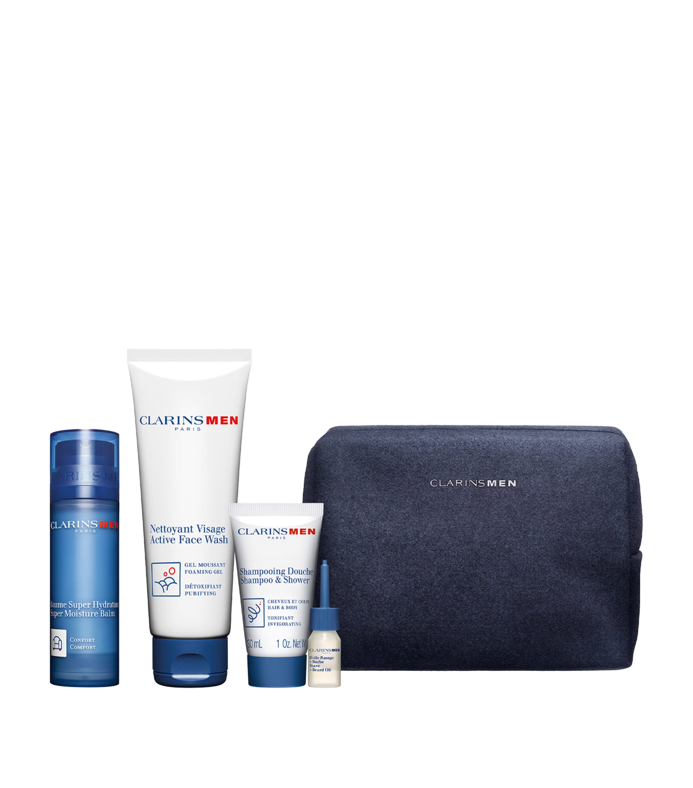 Shop Clarins Men Hydration Essentials Gift Set