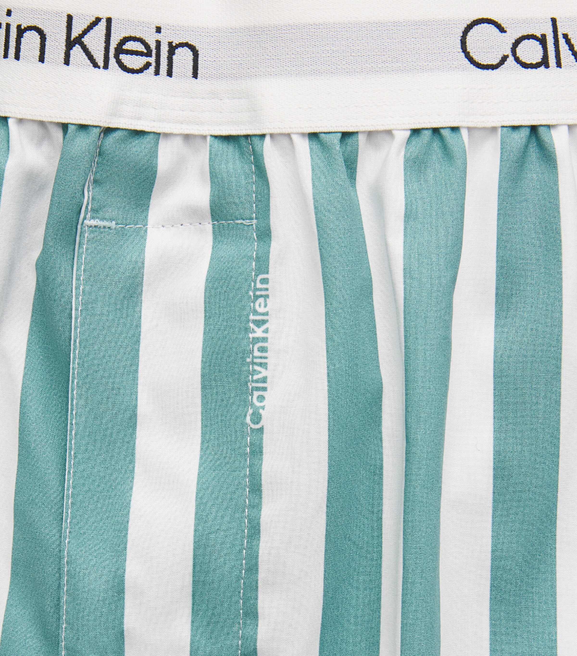 Calvin Klein Mens Cotton Poplin Stripe Pyjama Bottoms Boardwalk Arc Image 6
