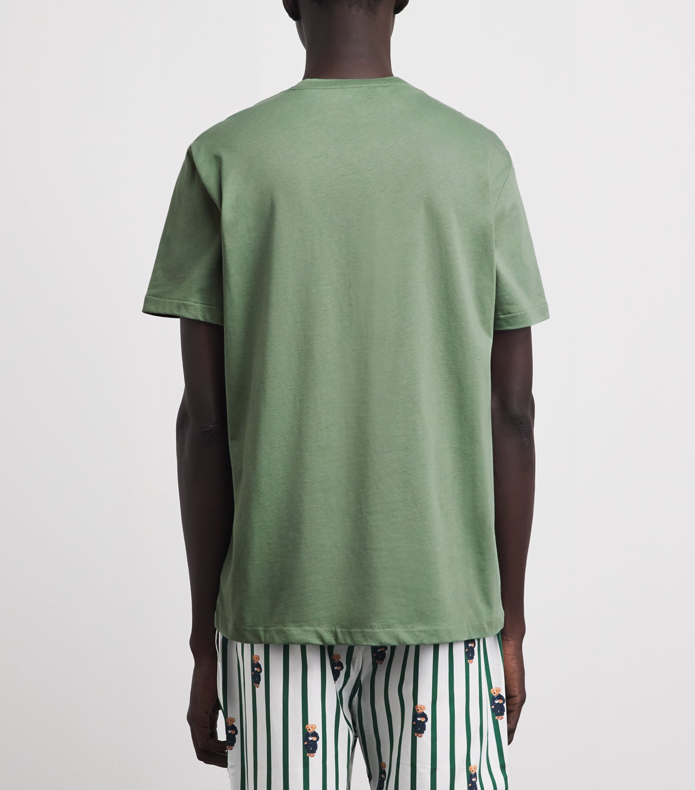 Polo Ralph Lauren Mens Cotton Logo Pyjama T-Shirt Fatigue Image 5
