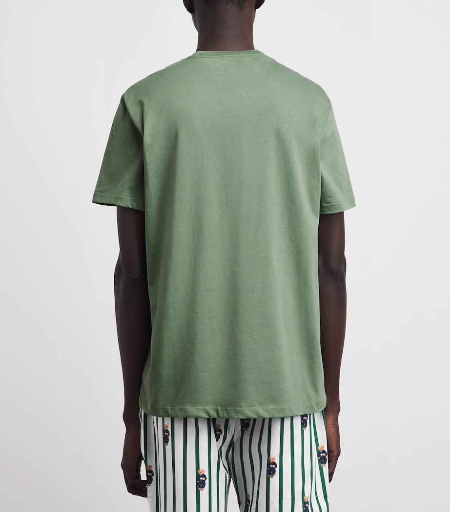 Polo Ralph Lauren Mens Cotton Logo Pyjama T-Shirt Fatigue Image 5