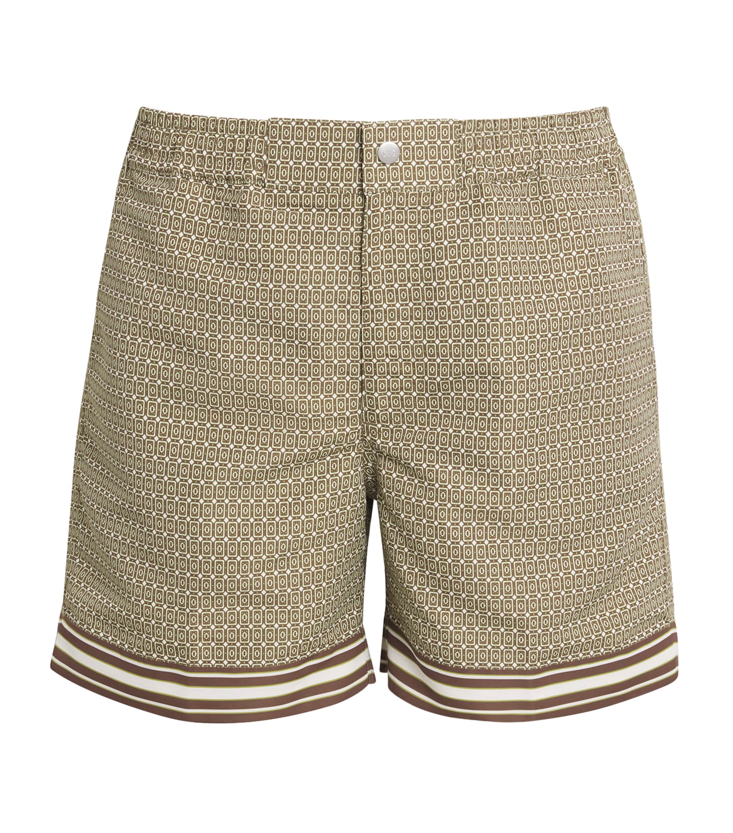 Printed Lucena Swimshorts LIGHT BROWN-21 Image 1