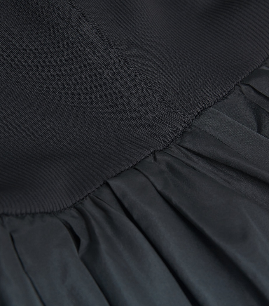 Strapless Midi Dress BLACK Image 5