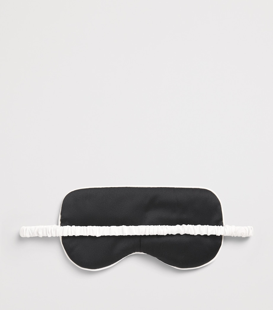 Olivia von Halle Womens OVH EYE MASK AUDREY BLACK FLORAL. Rene Image 3