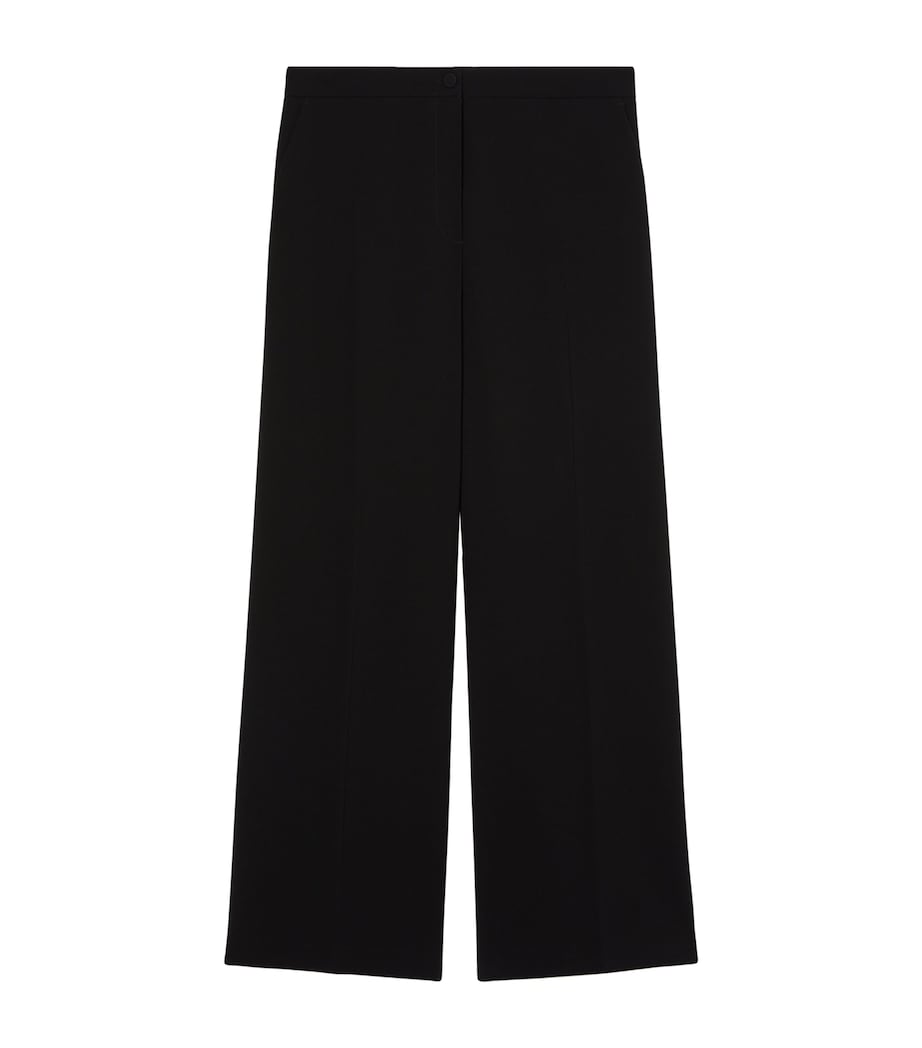 Afosi Wide-Leg Trousers BLACK Image 1