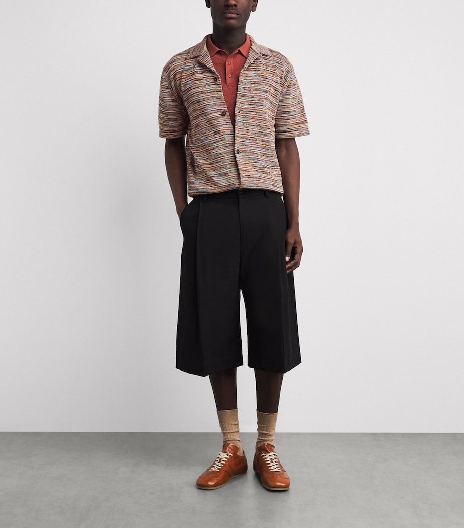 Paul Smith Mens Knitted Signature Stripe Shirt Multicolour Image 2