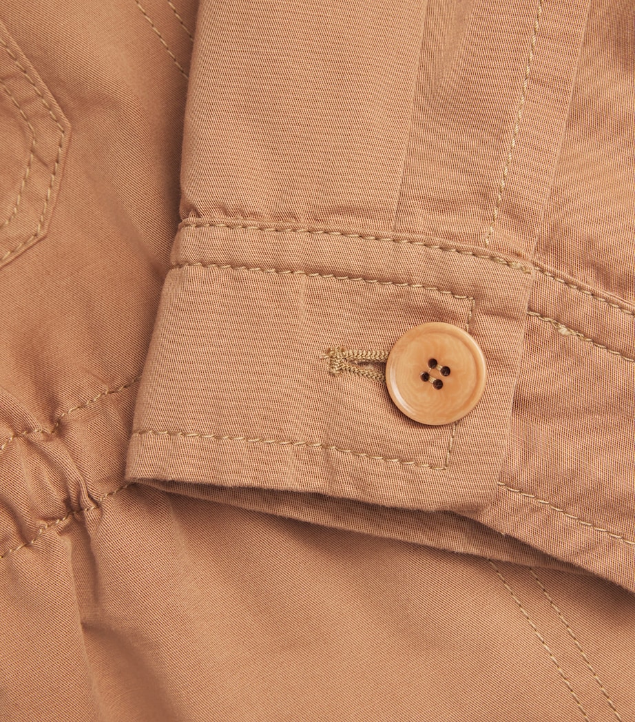 Cotton-Linen Drawstring Jacket DESERT Image 5