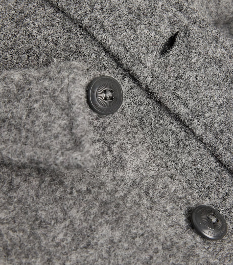 Wool Overshirt GREY Image 5