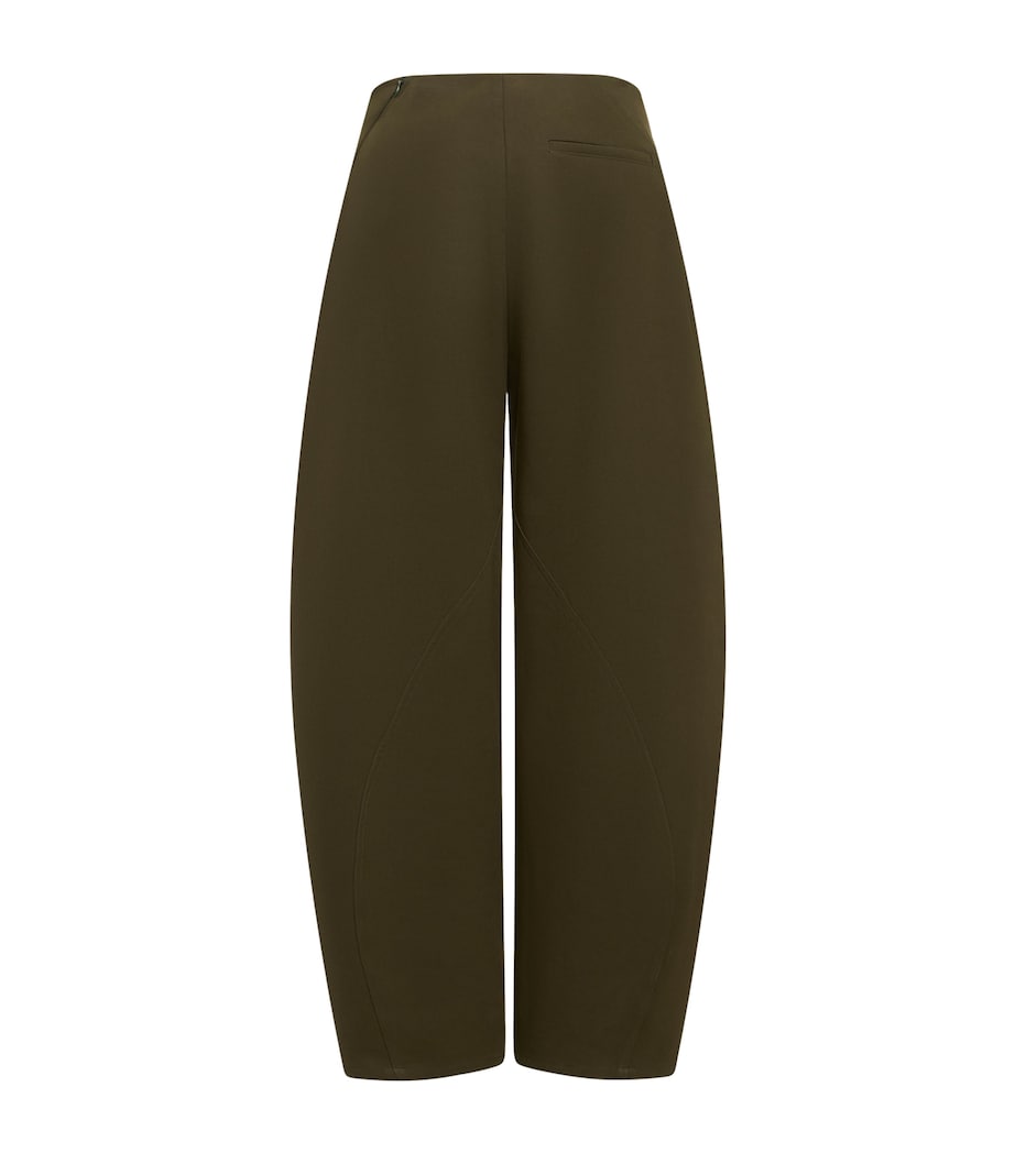 Twisted Round Trousers OLIVE Image 2