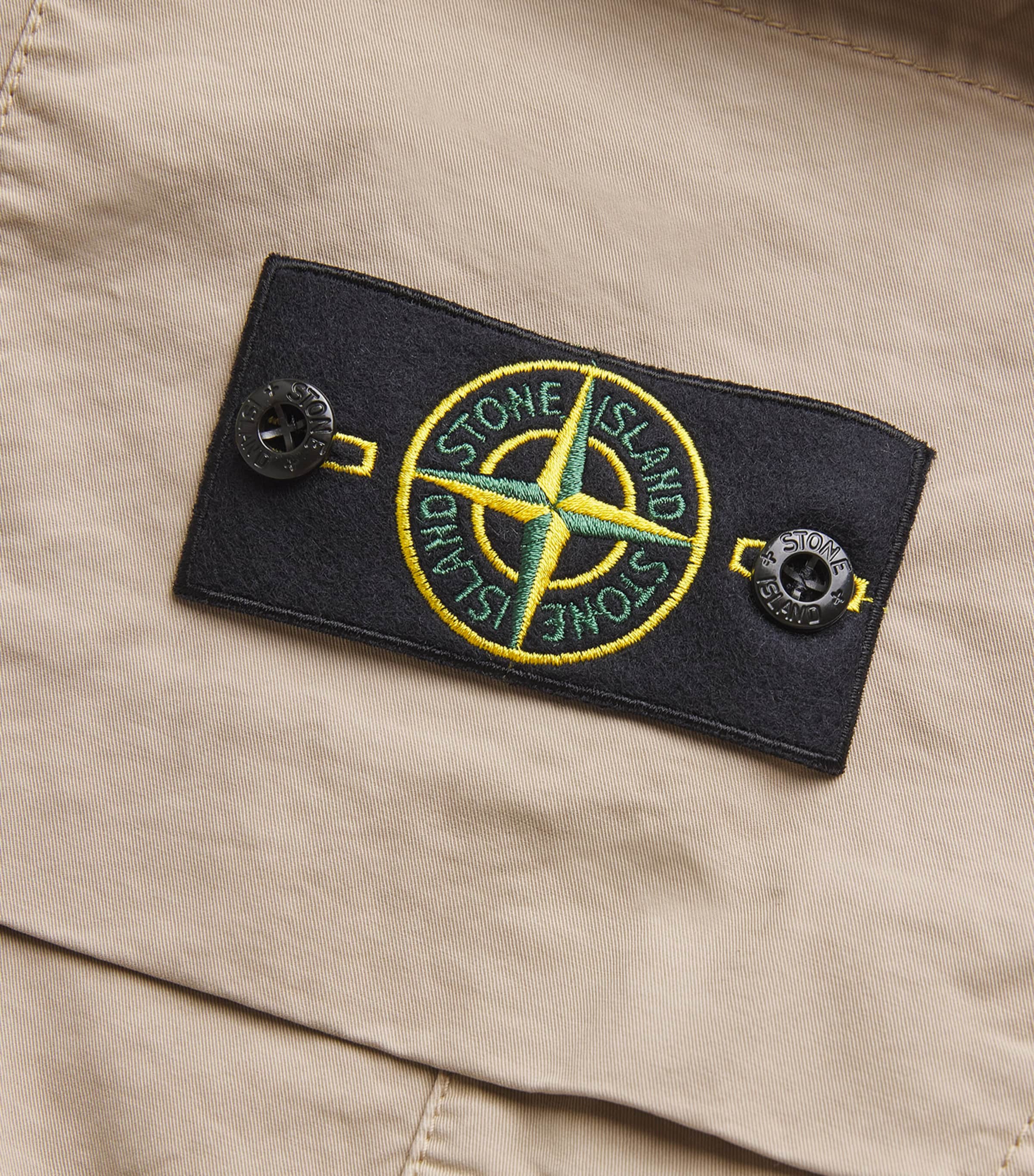 Stretch-Cotton Cargo Trousers V009A Image 5