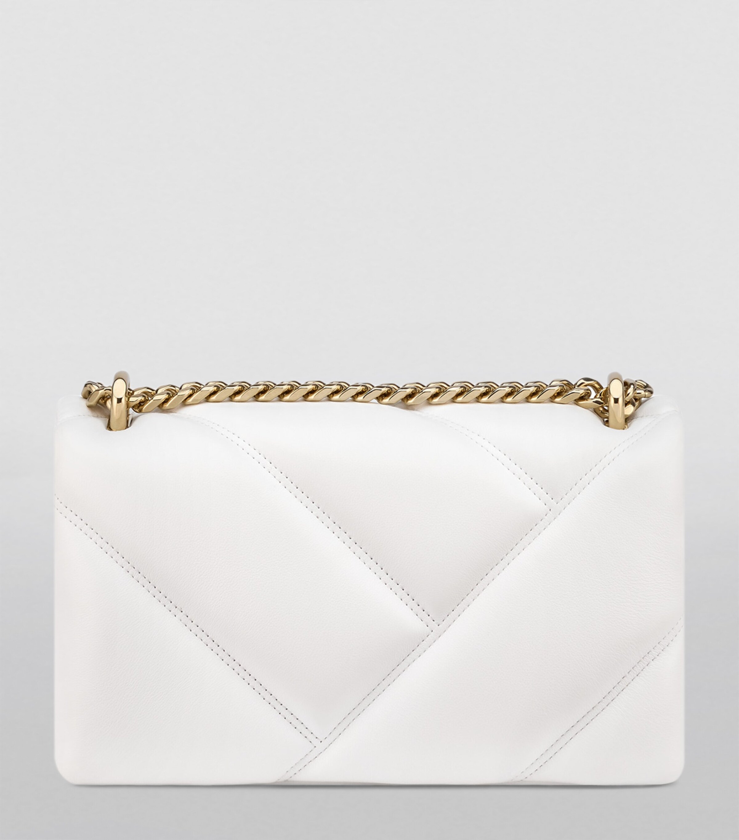 Leather Serpenti Cabochon Cross-Body Bag WHITE Image 5