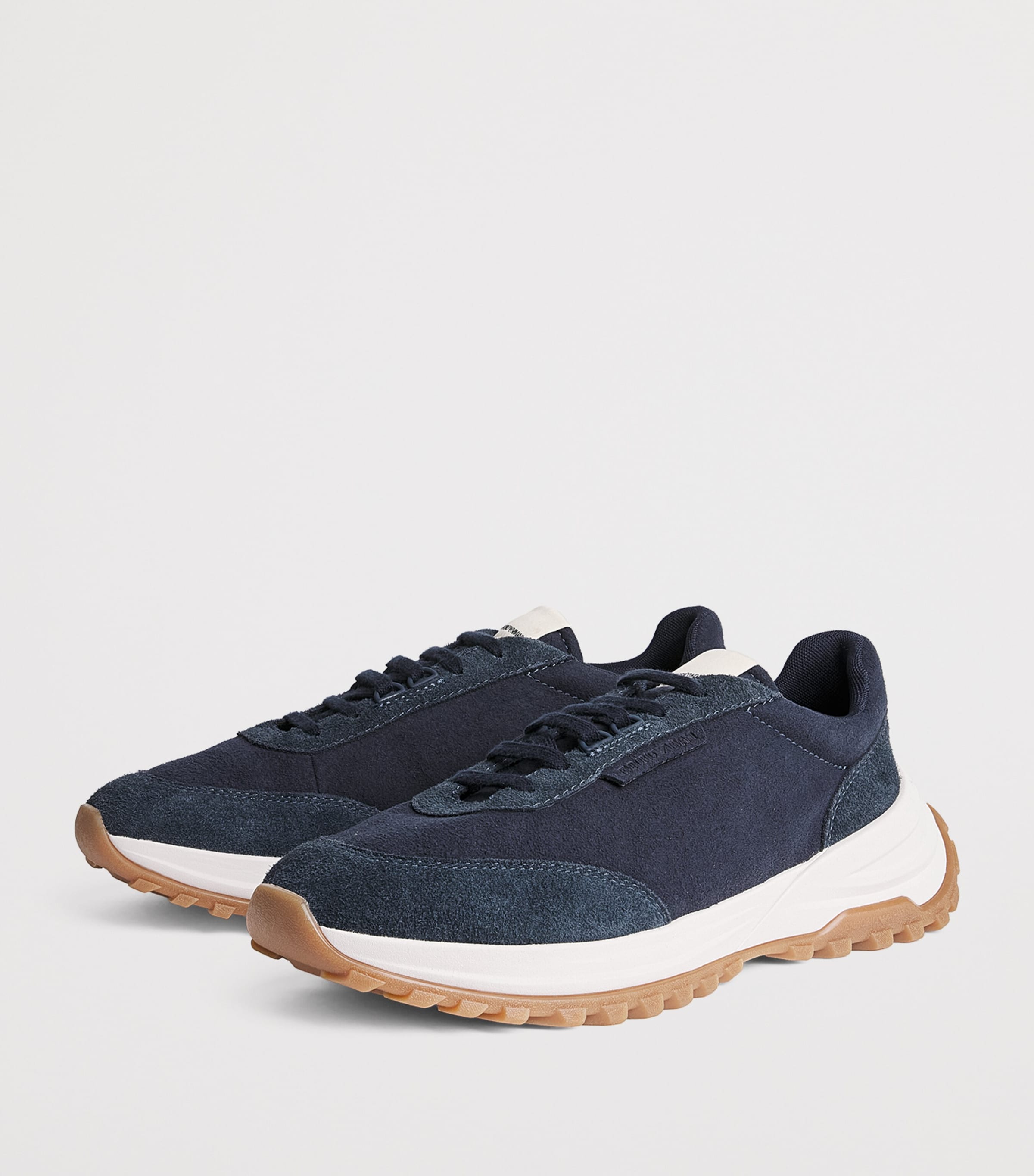 Emporio Armani Suede Sneakers Image 3