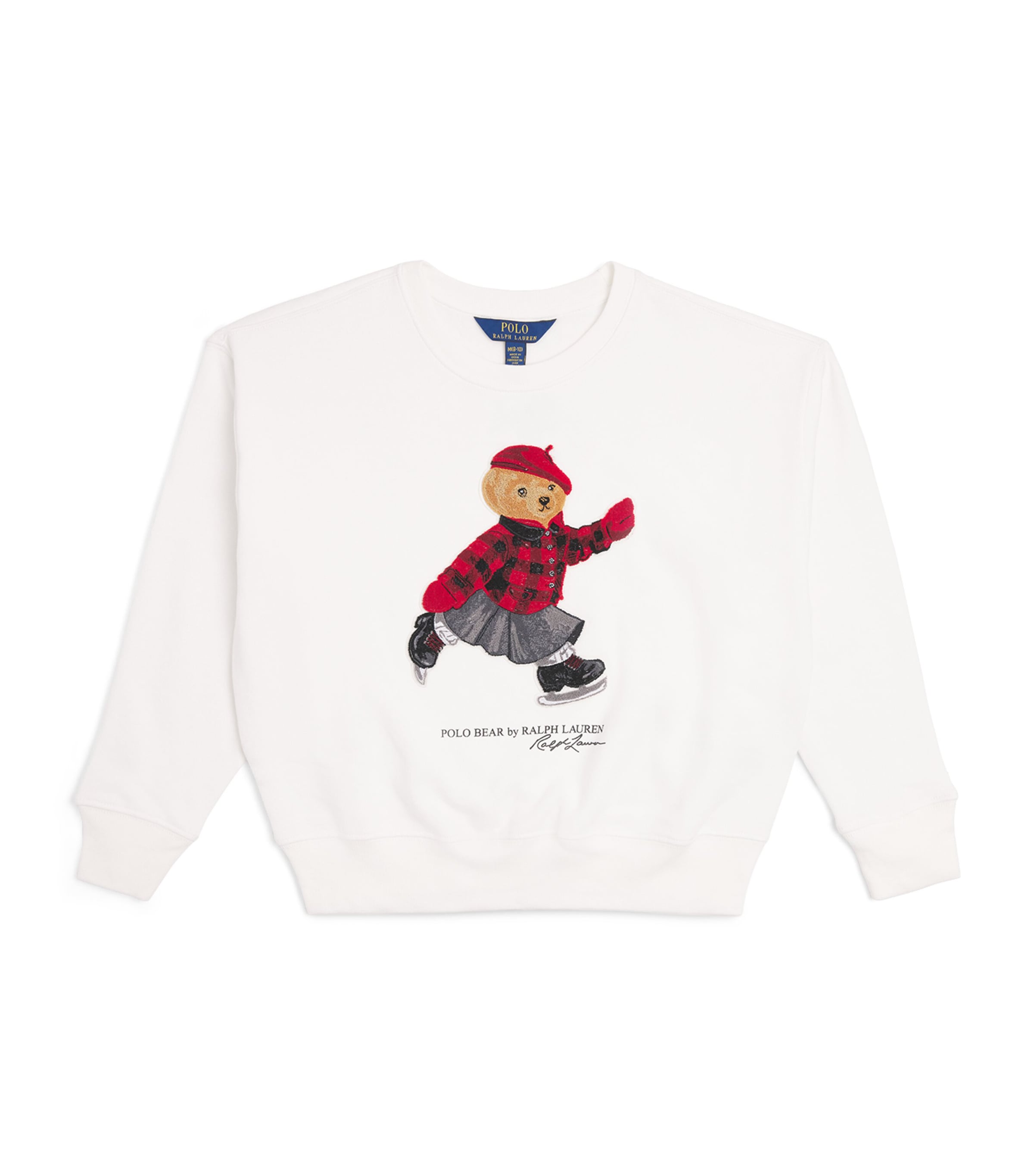 Ralph Lauren Cotton-blend Skating Polo Bear Sweatshirt In Neutral