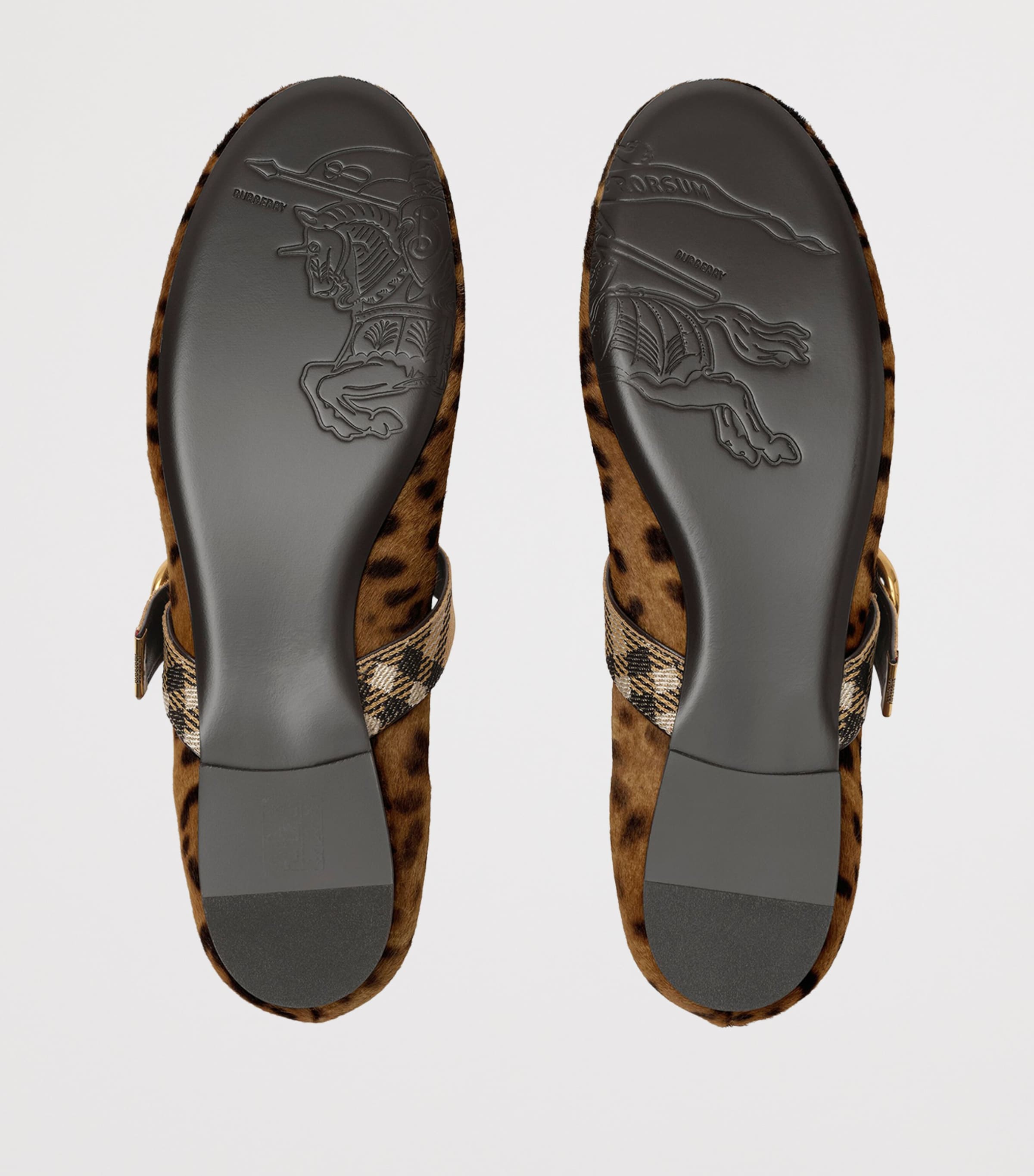 Burberry Leopard Print Robin Ballet Flats Leopard/black Image 5