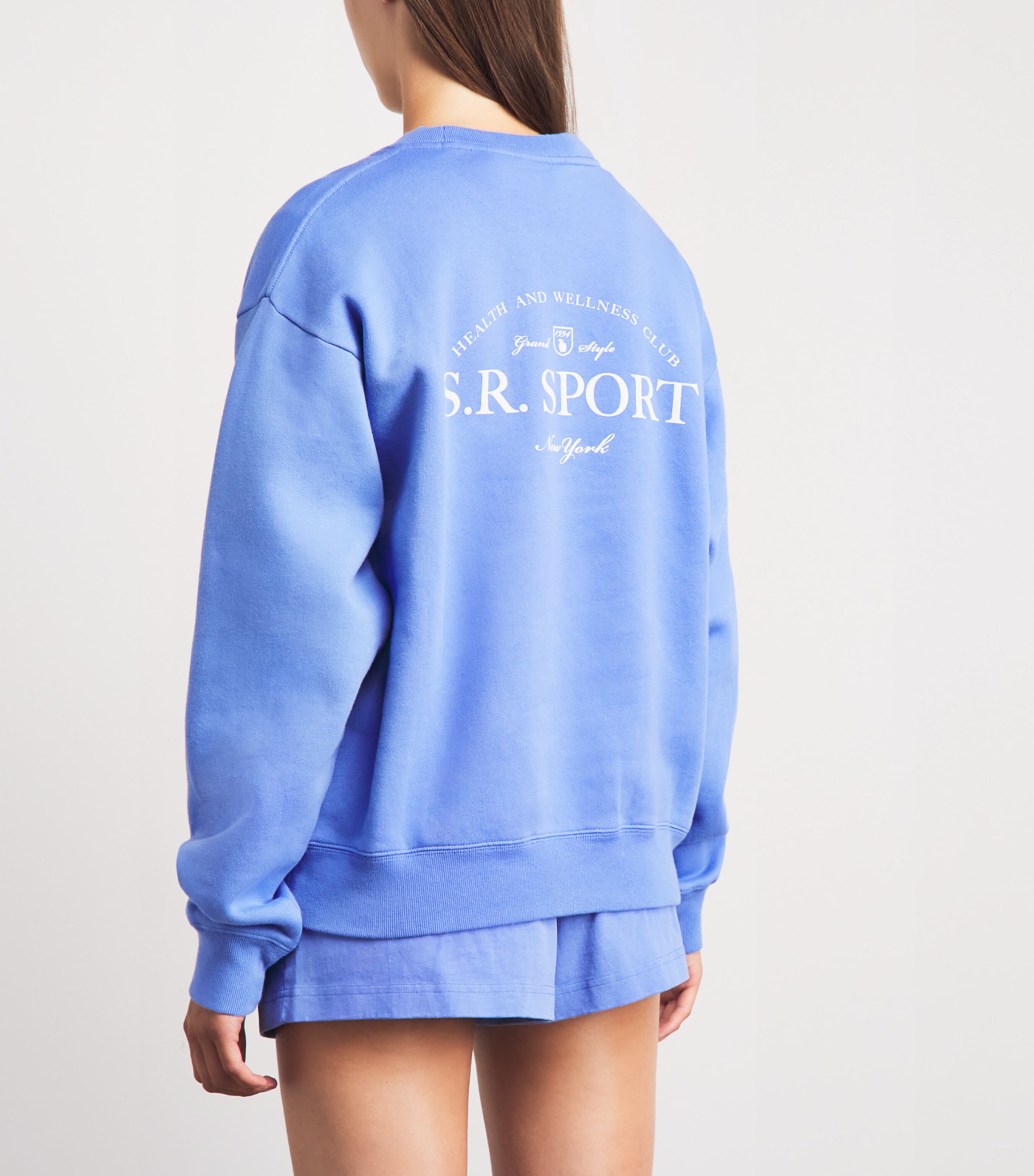 Sporty & Rich Womens Wimbledon Sweatshirt Softee White Image 5