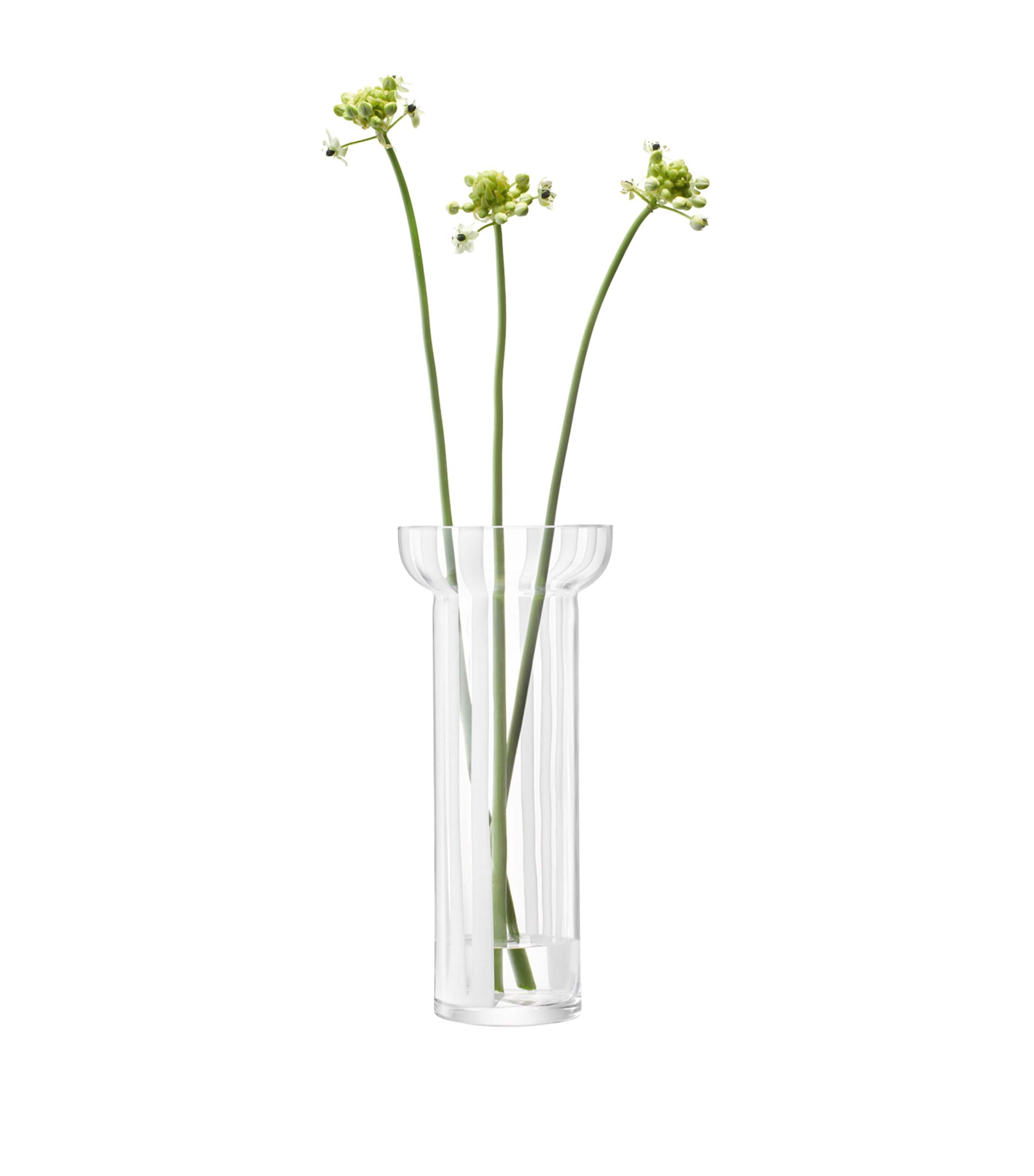 Stripe Vase (31.5cm) WHITE Image 2