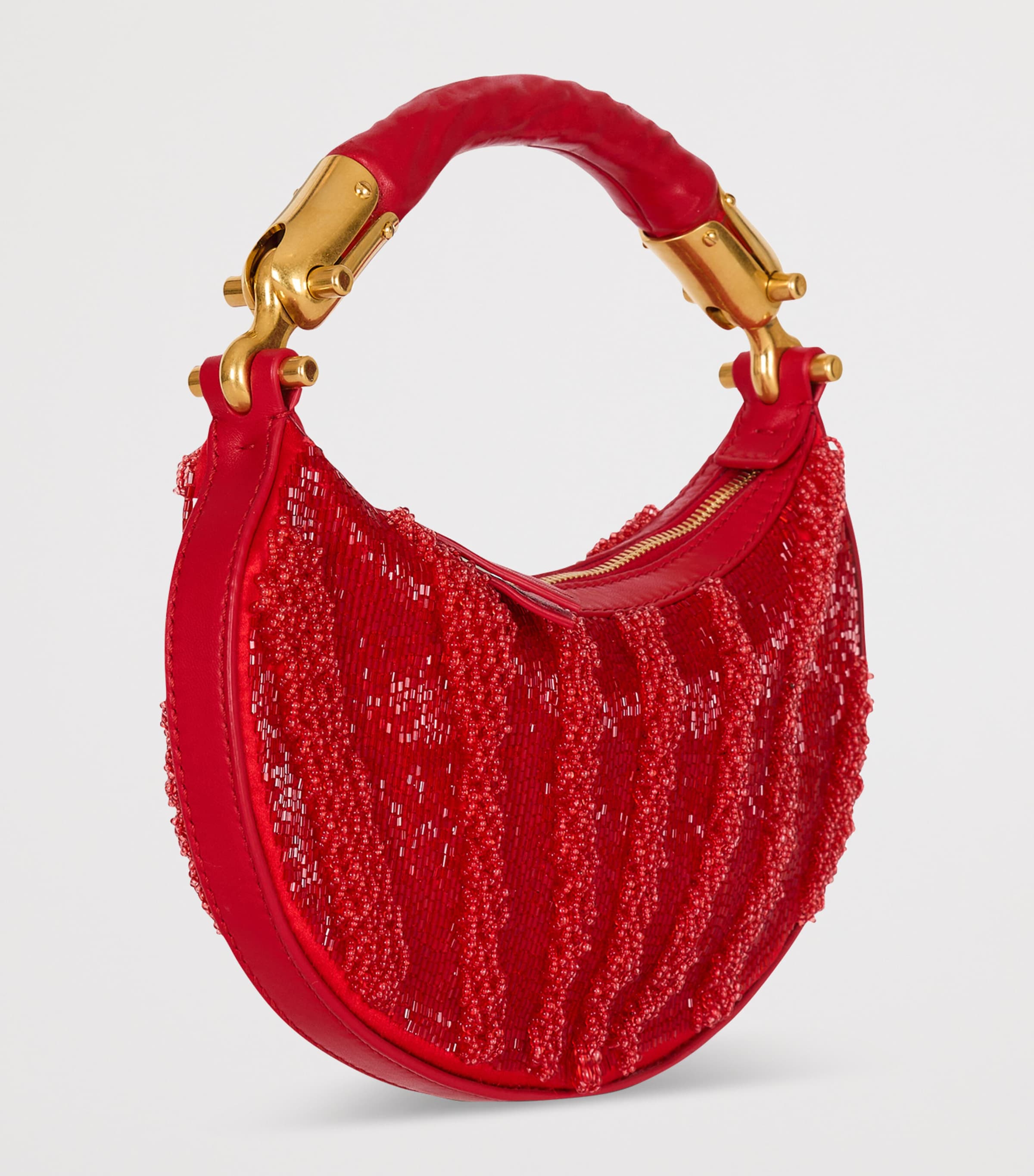 Mini Zebra Print Ebene Top-Handle Bag 3AC ROUGE Image 4