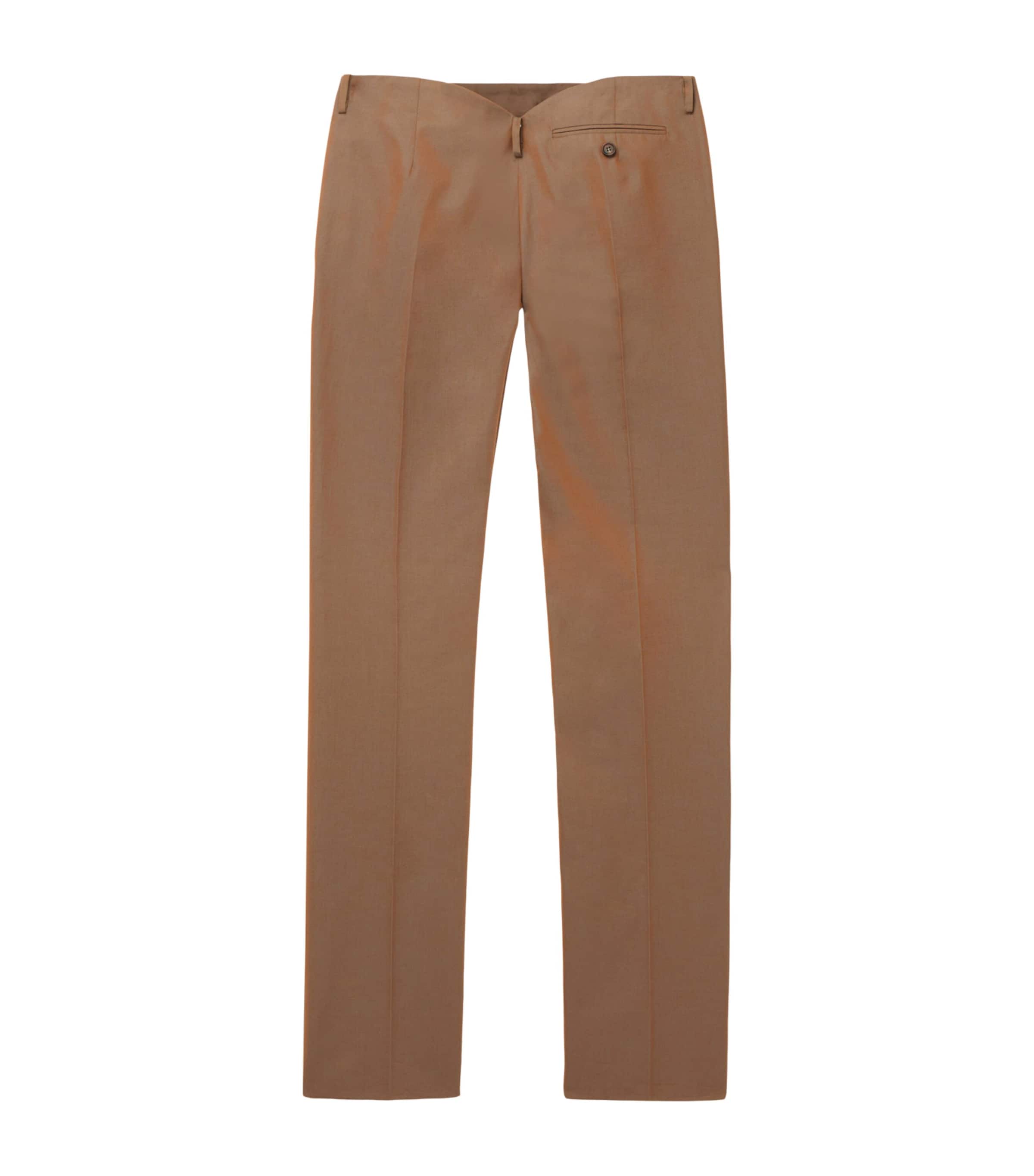 McQueen Womens Iridescent Bumster Trousers Image 4