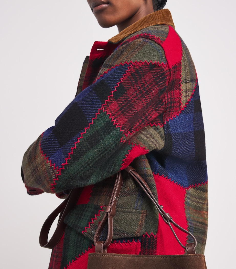 Wool-Blend Patchwork Chore Jacket MULTI PATCHWORK Image 6