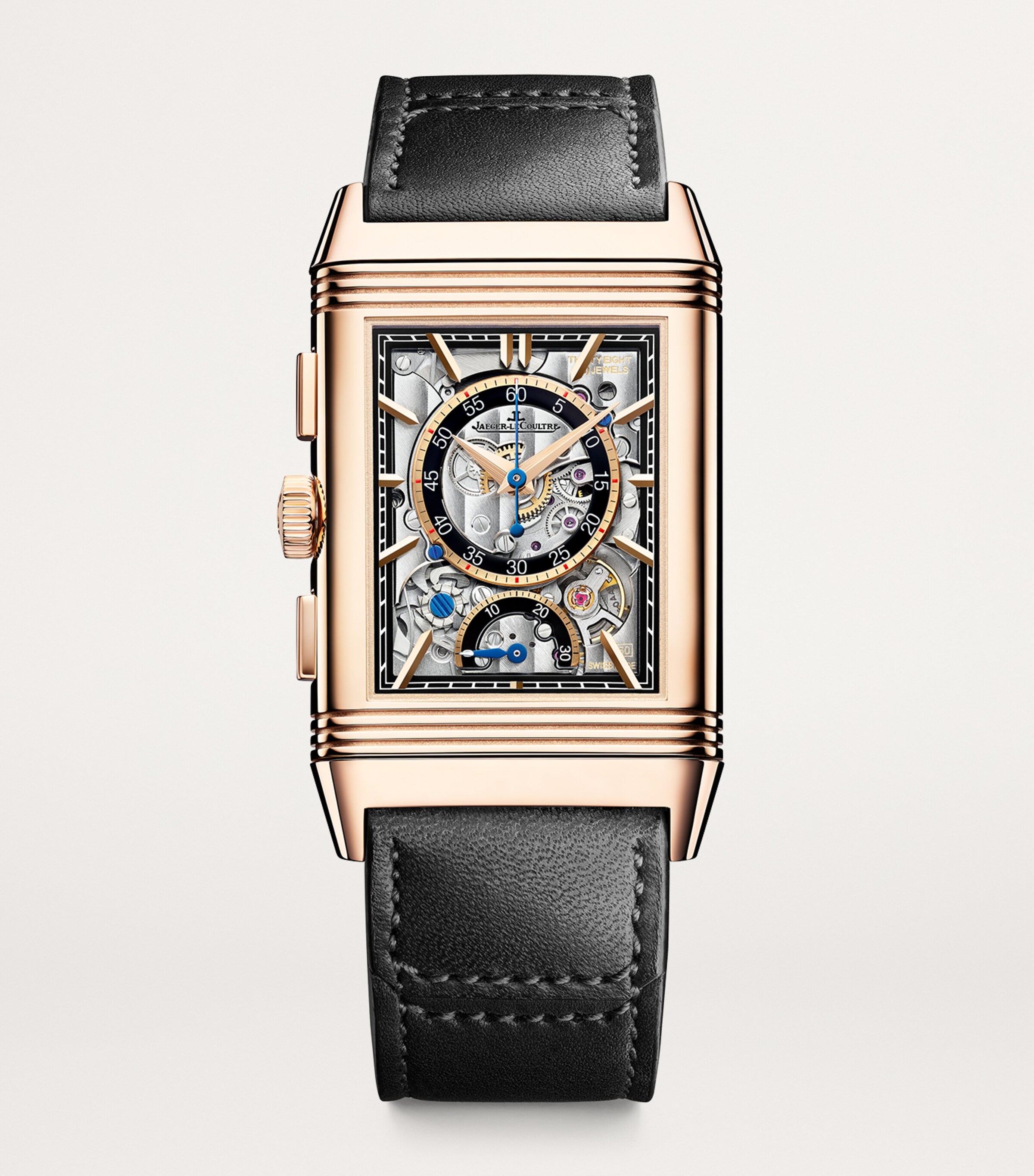 Jaeger-LeCoultre Pink Gold Reverso Tribute Duoface Watch 30mm Pink Gold Image 2