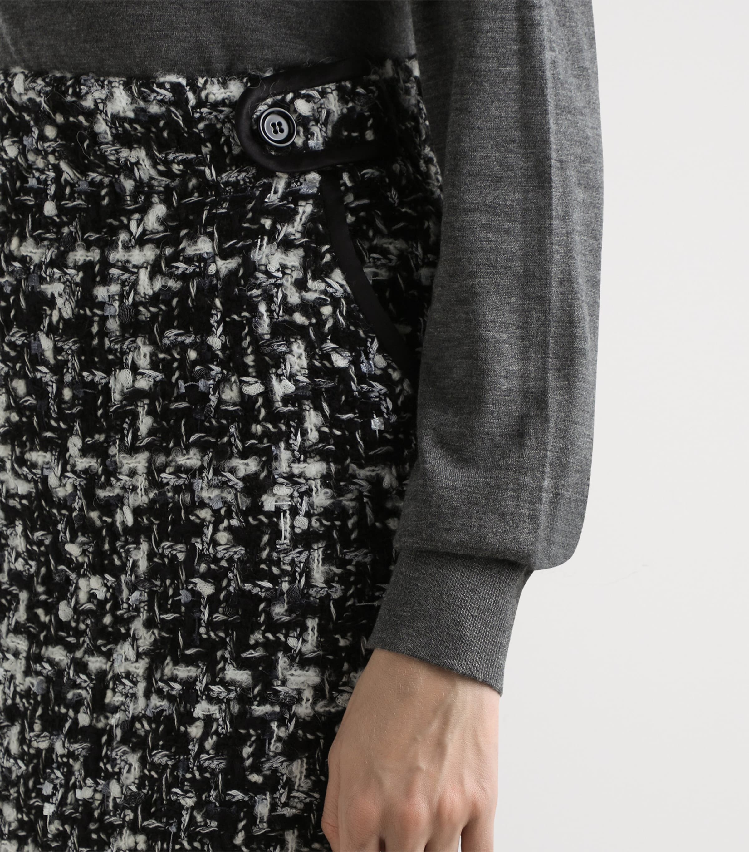 Tweed Midi Skirt S8100-CHECK-TARTAN Image 5