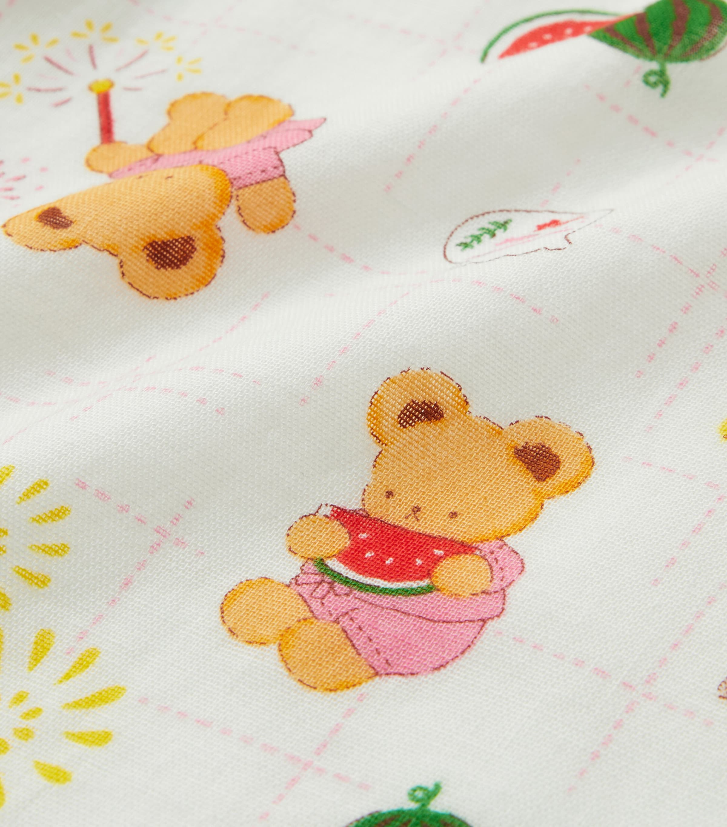 Cotton Jinbei Pyjama Set (2-5 Years) 1 Image 3