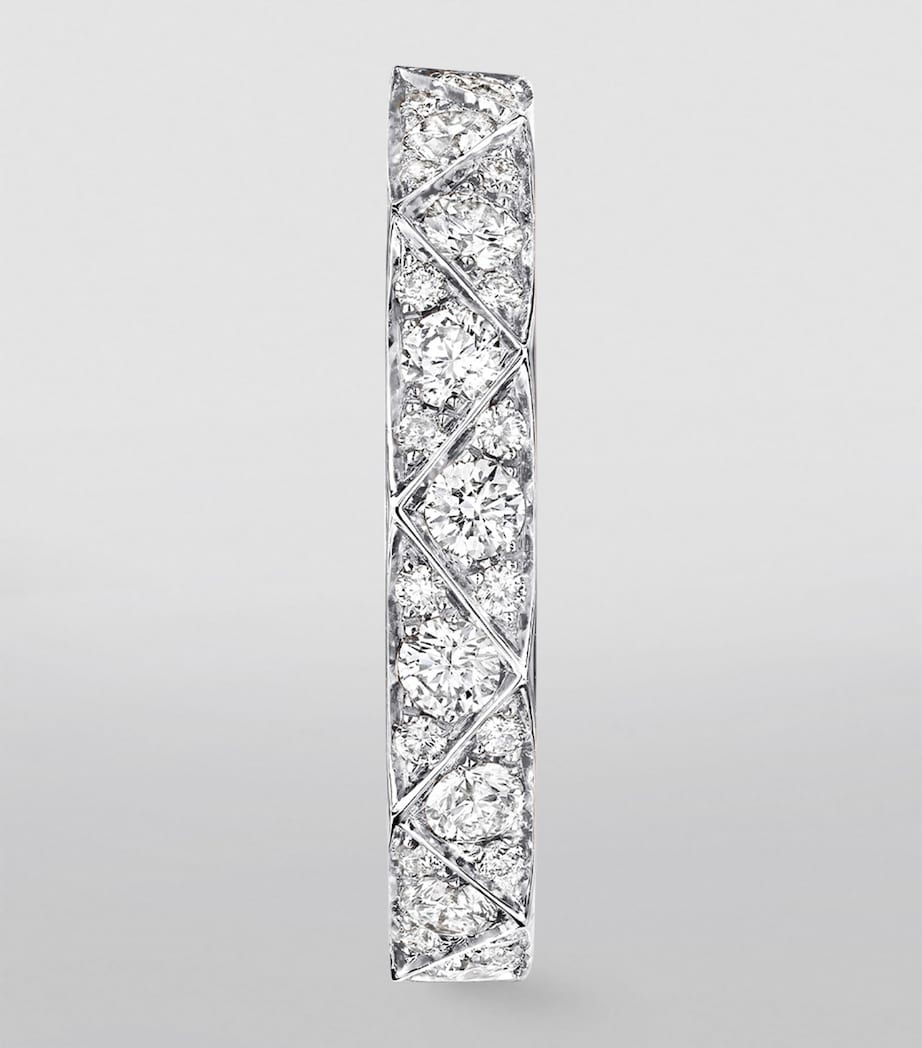 White Gold and Diamond LG Signature Ring WHITE GOLD Image 2