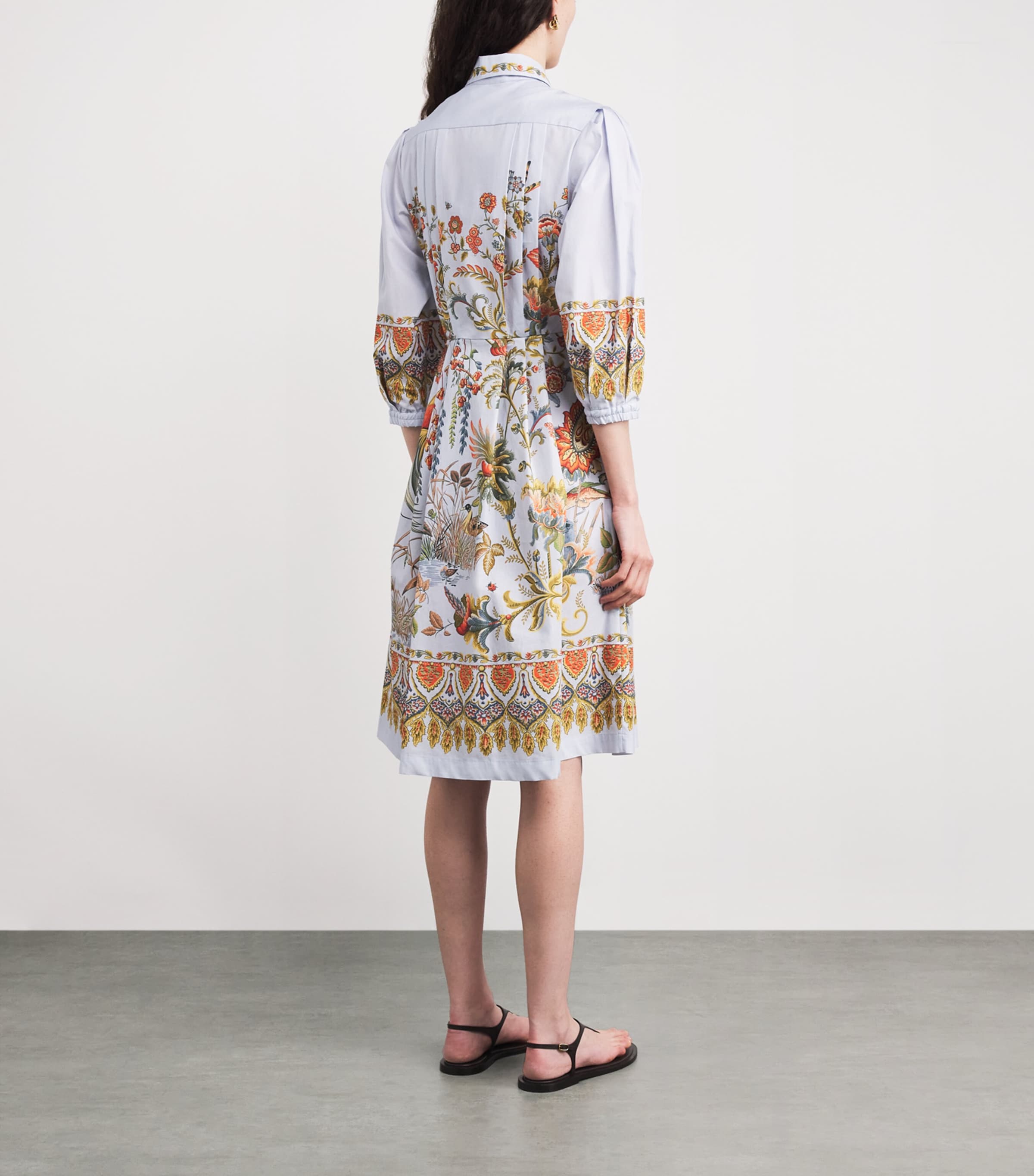 Cotton Printed Maxi Dress X0882 Image 3