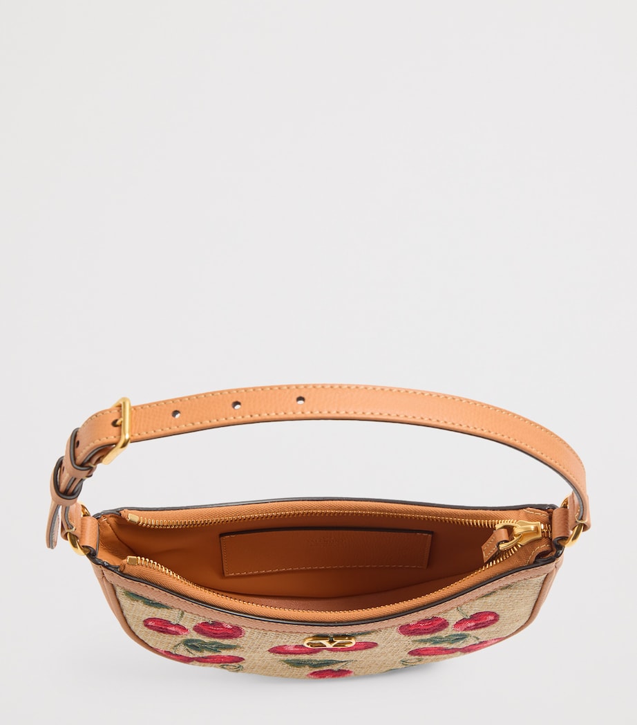 Mini Calf Leather VLogo Signature Shoulder Bag R9F Image 4