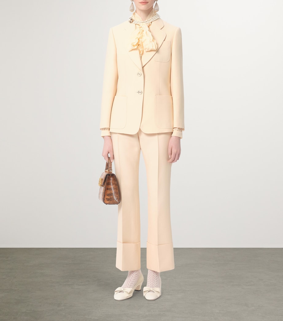 Virgin Wool-Silk Blazer ET5 Image 4