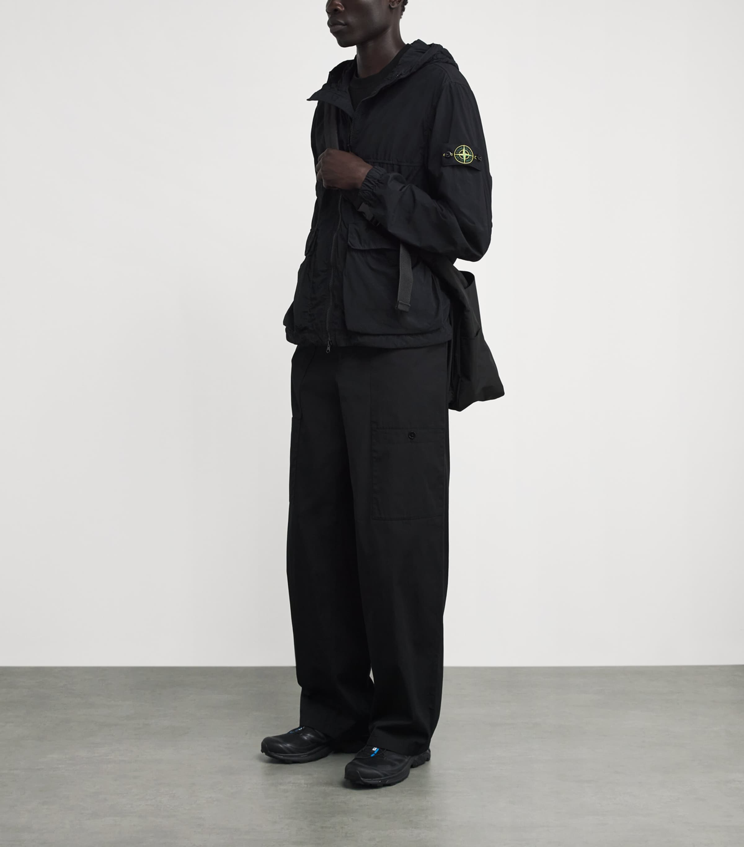 Stone Island Mens Short Hooded Parka Image 2