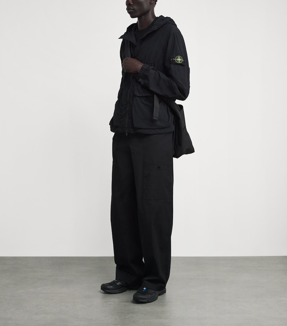 Stone Island Mens Short Hooded Parka Image 2