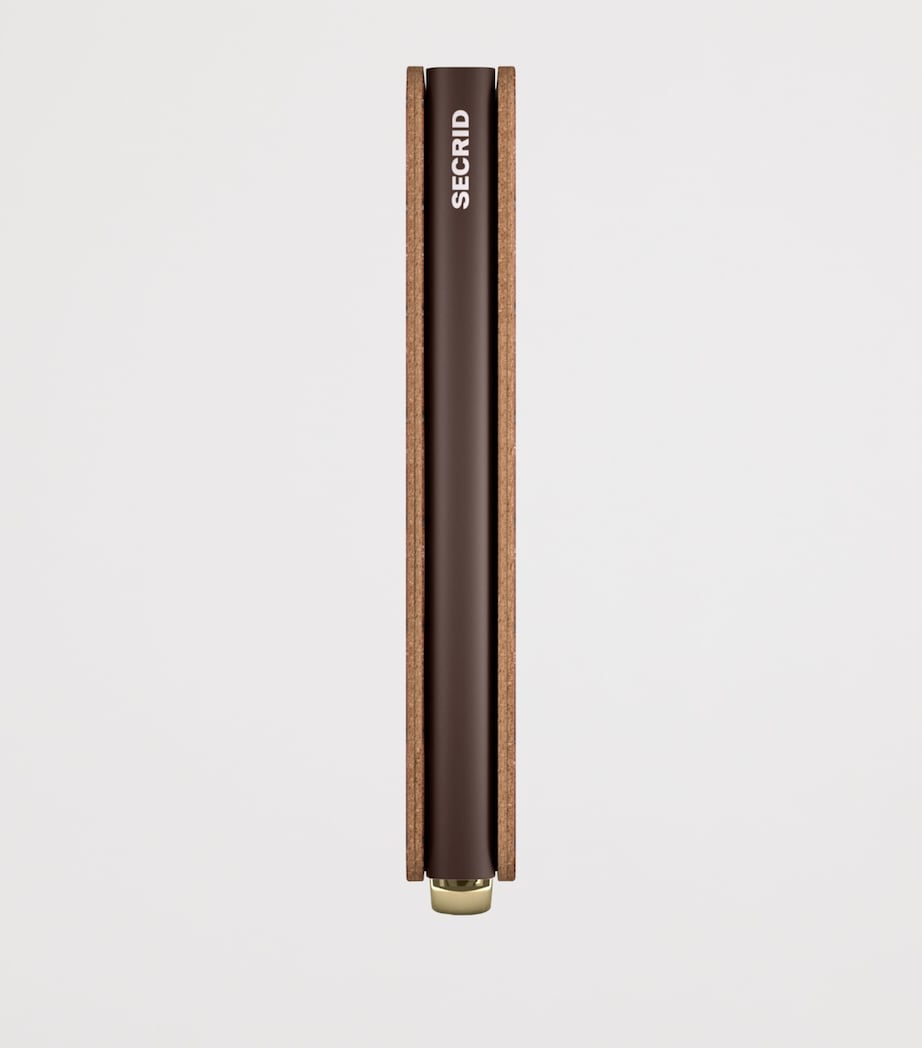 Embossed Leather Slimwallet COGNAC Image 3