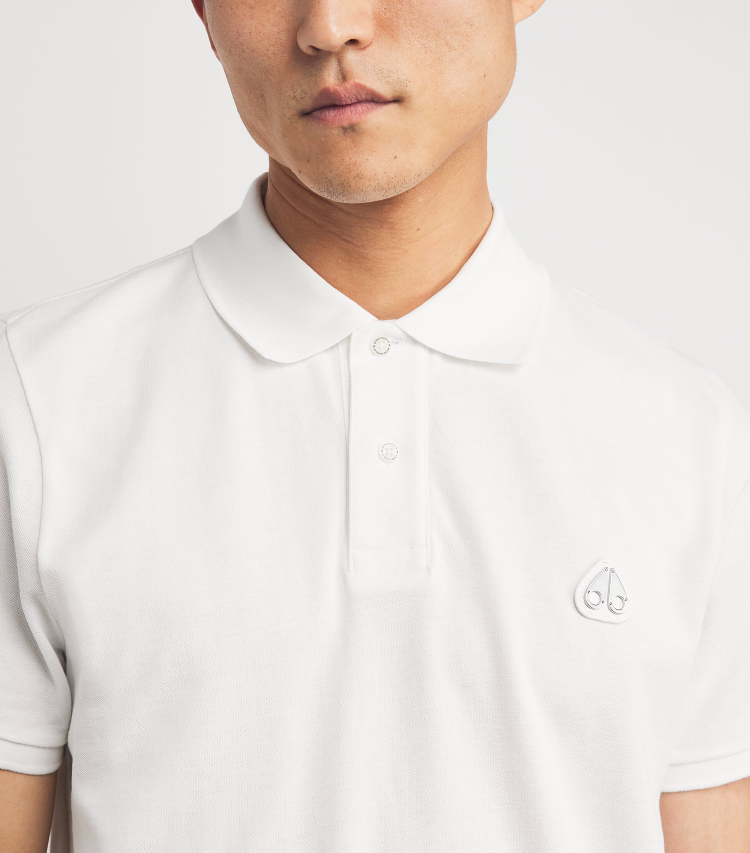 Logo Polo Shirt WHITE - 160 Image 6