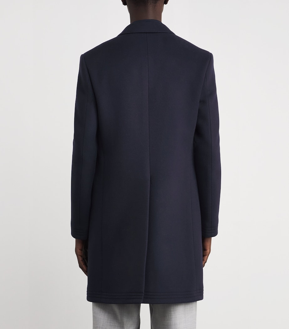 Wool-Blend Kent Overcoat NAVY Image 4