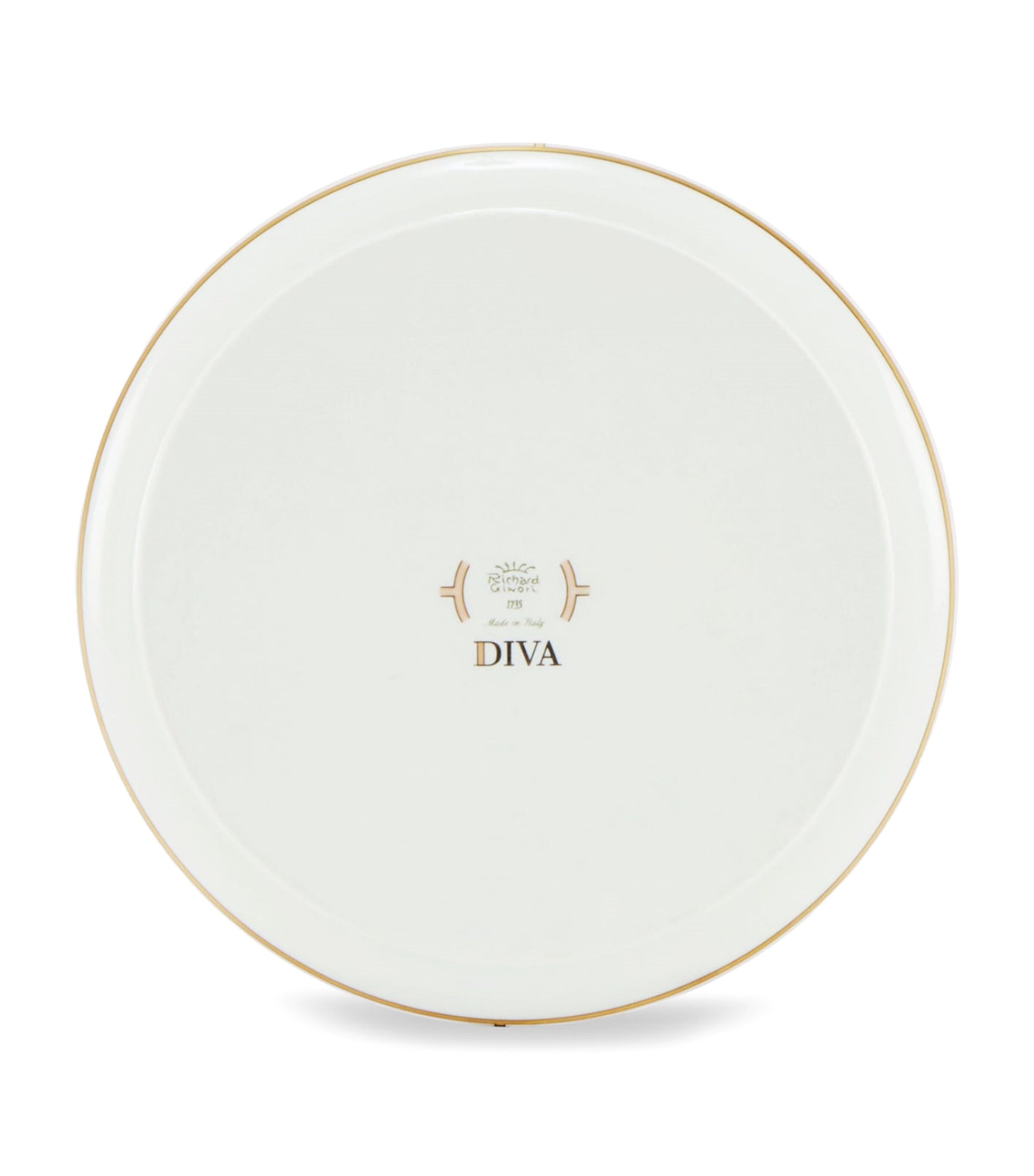Porcelain Colonna Diva Verde Round Tray (17cm) G00134900 Image 3