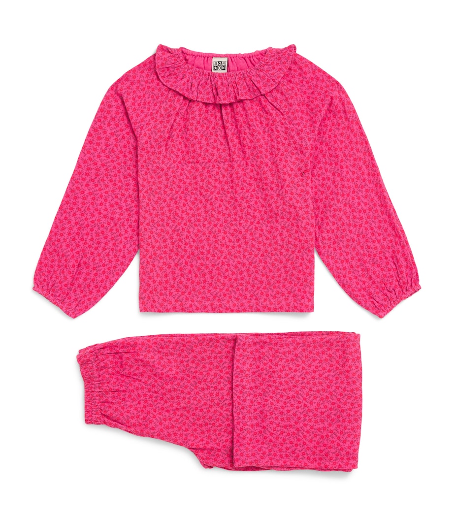 Bonton Papita Pyjama Set (2-14 Years) Foulfleur Rose Image 1