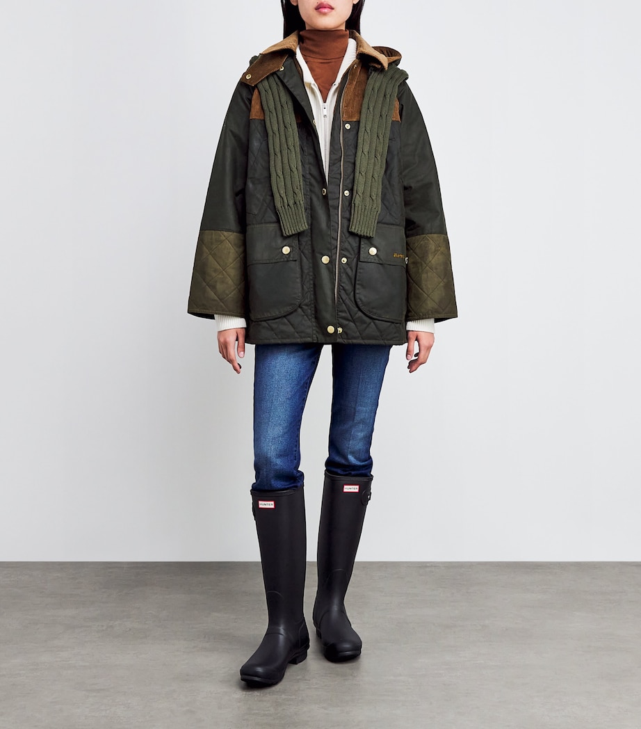 Imelda Wax Jacket ARCHVE OLVE/OLVE/BCH Image 2