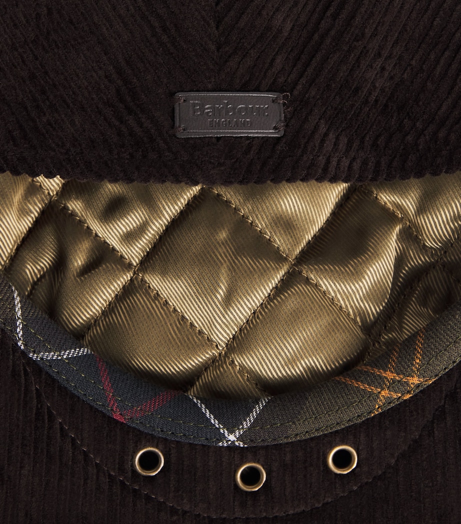 Corduroy Westdale Flat Cap BROWN Image 4