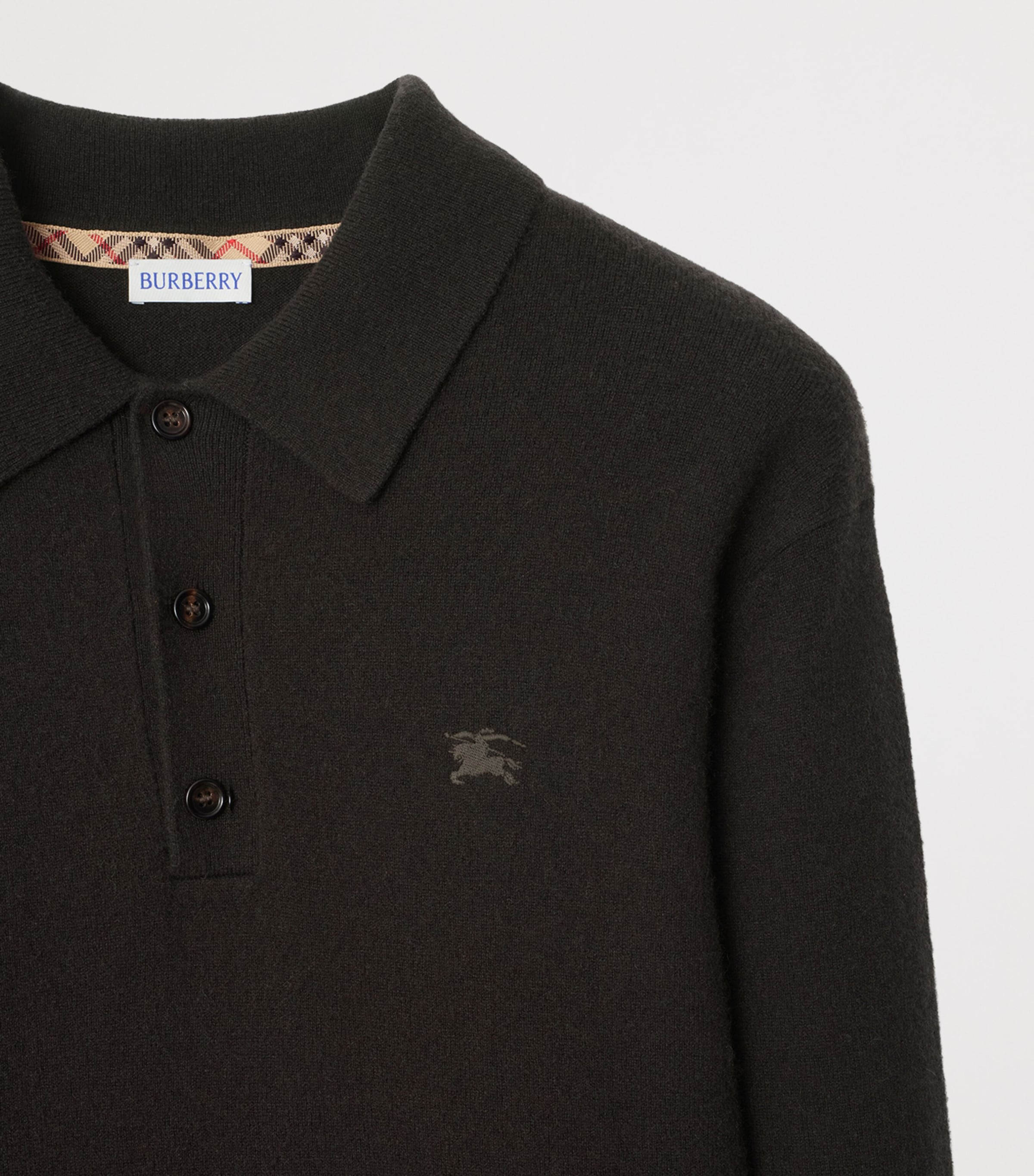 Cashmere EKD Polo Shirt SCORCHED BROWN Image 4