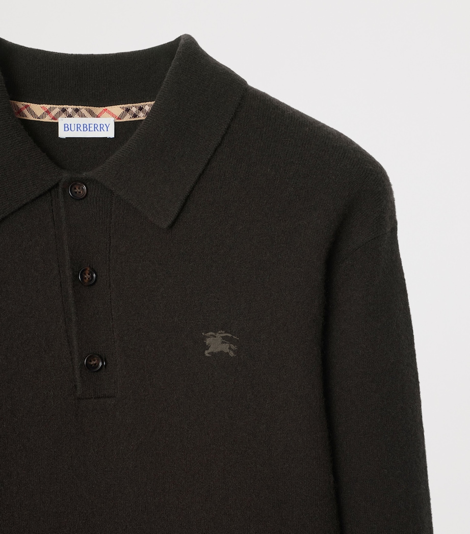Cashmere EKD Polo Shirt SCORCHED BROWN Image 4