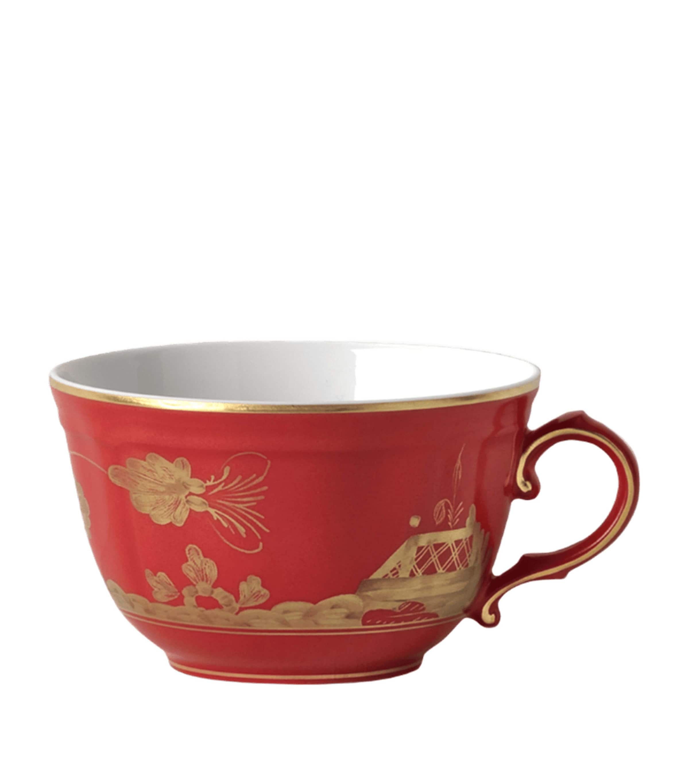 GINORI 1735 Oriente Italiano Rubrum Tea Cup | Dining | Tableware | Tea Cups & Saucers