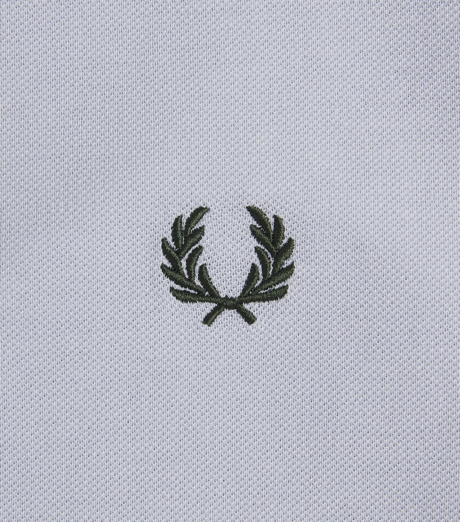Fred Perry Mens Cotton Twin Tipped T-Shirt Dusky Blue Image 6