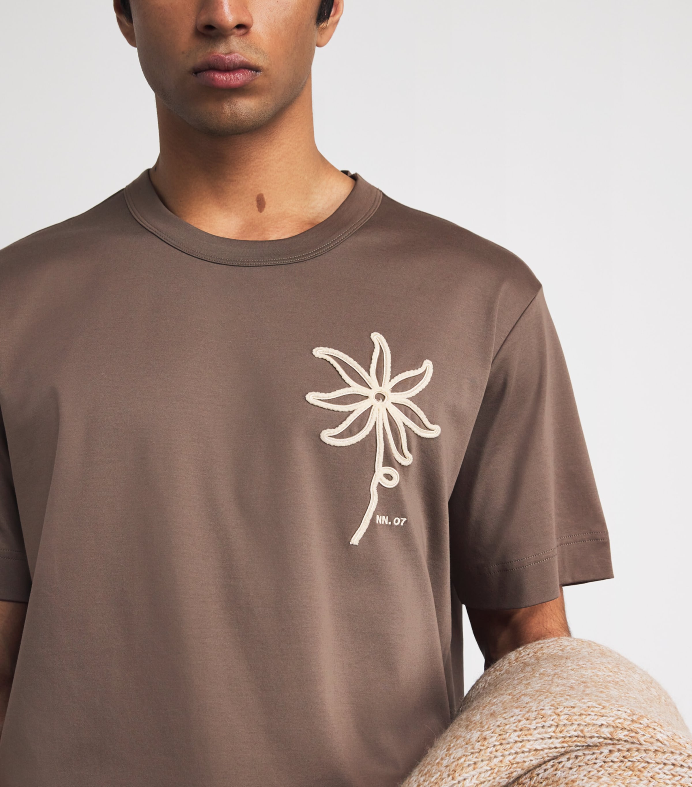 Organic Cotton Pedro T-Shirt MABLE HUSK Image 6