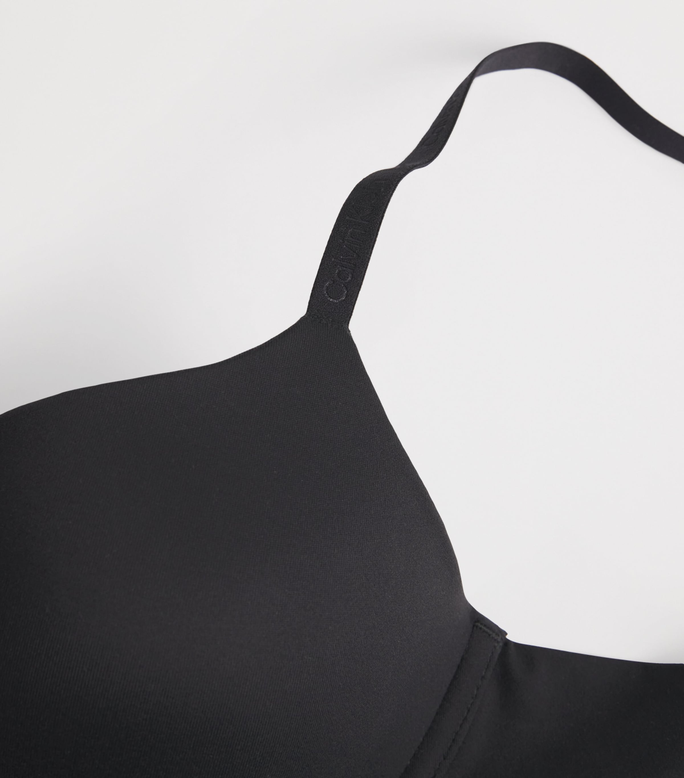 Calvin Klein Womens Perfectly Fit Lightly Lined Bra Black Image 4