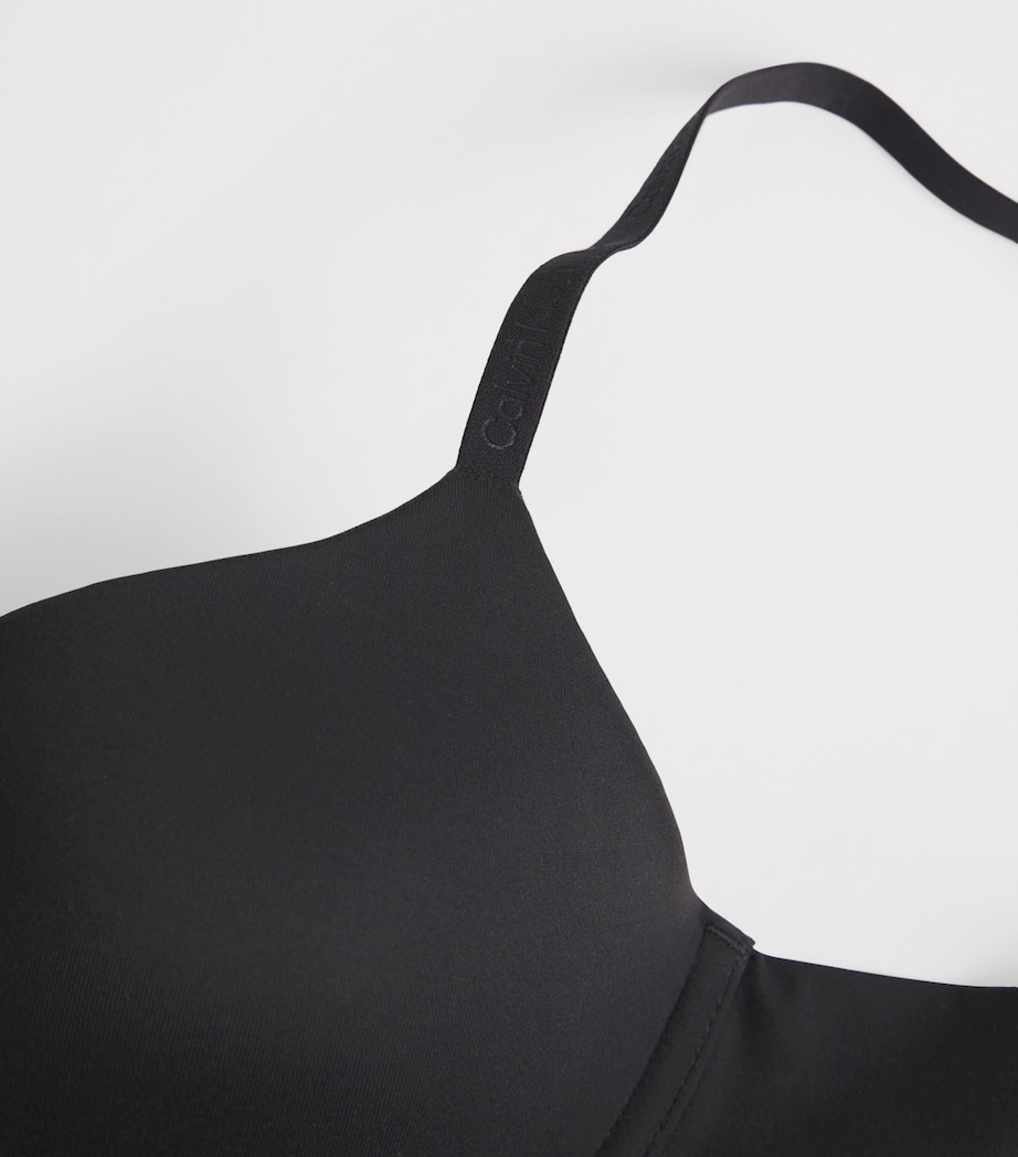 Calvin Klein Womens Perfectly Fit Lightly Lined Bra Black Image 4