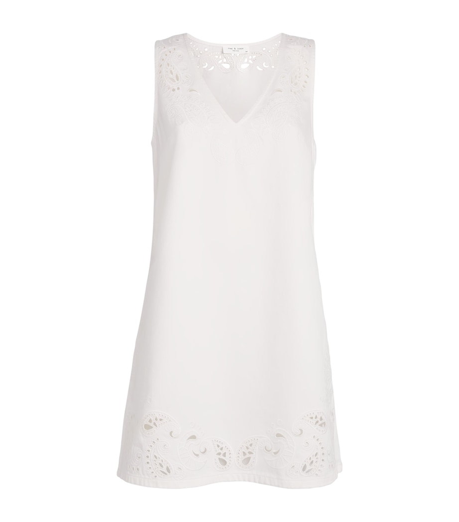 Featherweight Belle Mini Dress WHITE Image 1
